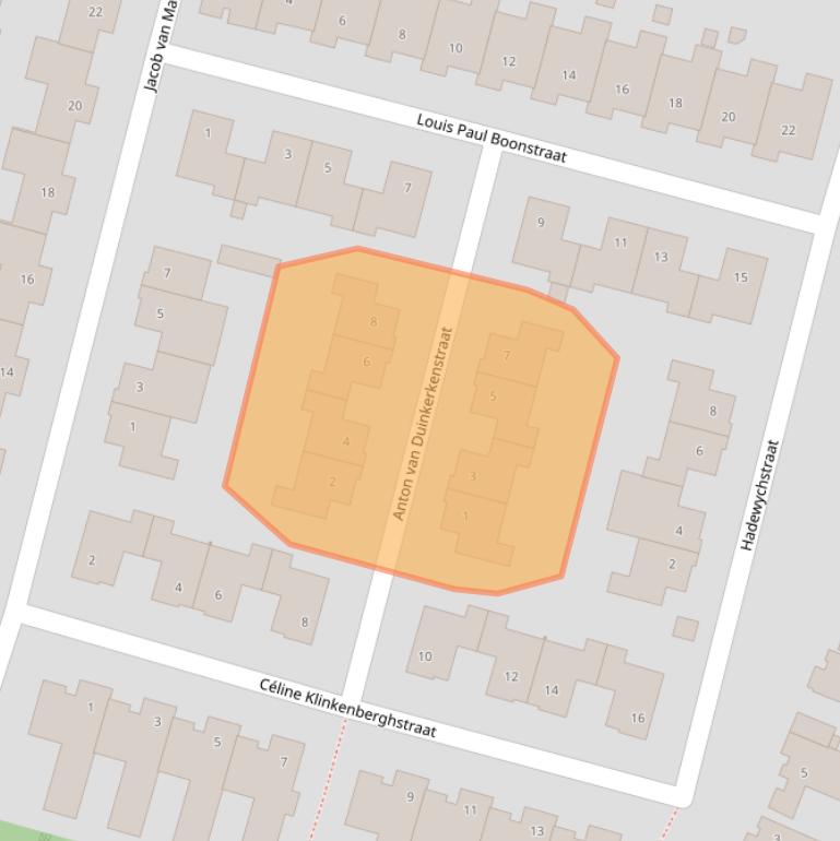 Kaart van postcodegebied 6136TN.