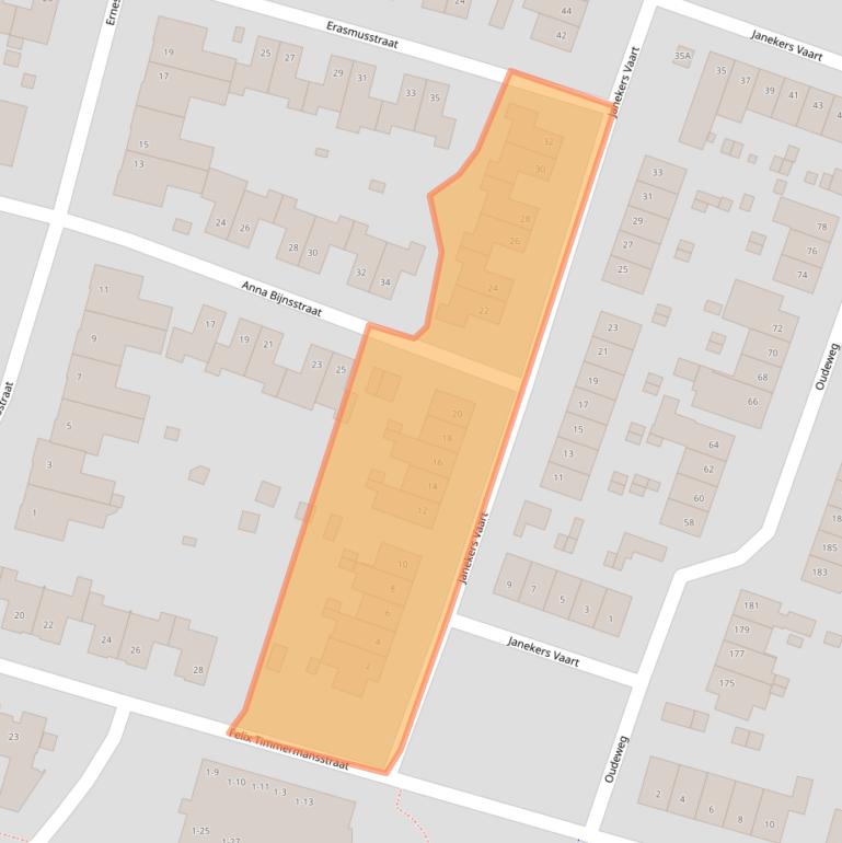 Kaart van postcodegebied 6136VK.