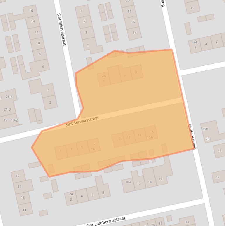 Kaart van postcodegebied 6136XH.