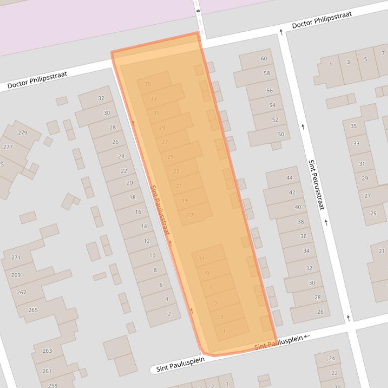 Kaart van postcodegebied 6136XS.