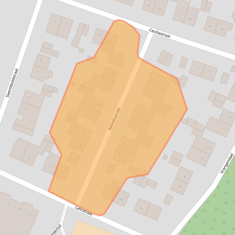 Kaart van postcodegebied 6137AG.