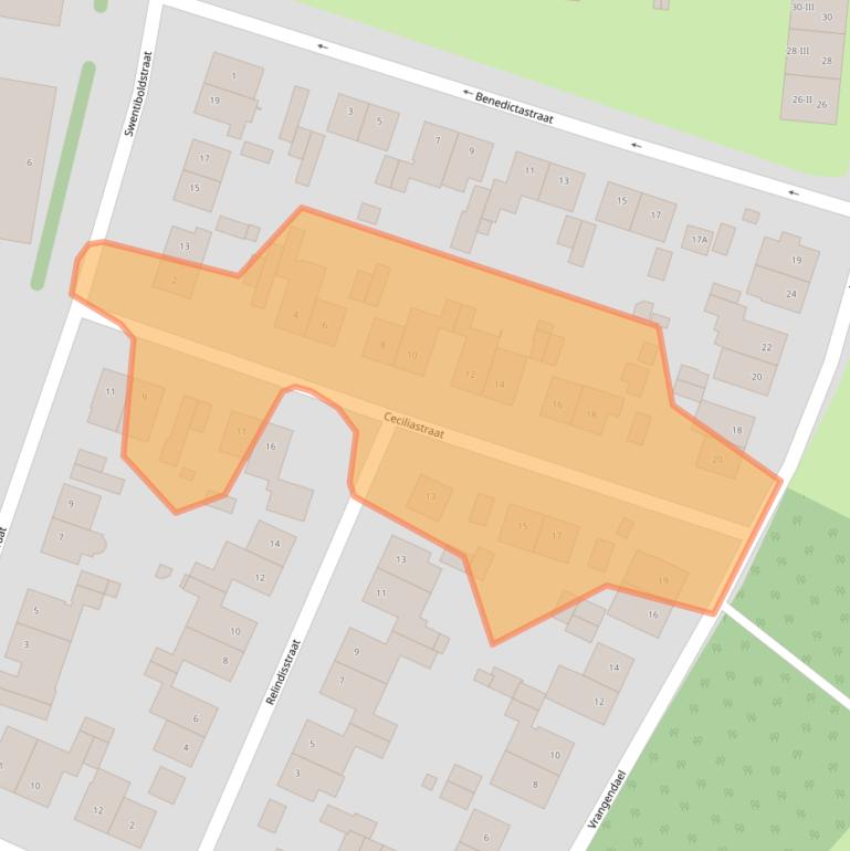 Kaart van postcodegebied 6137AH.