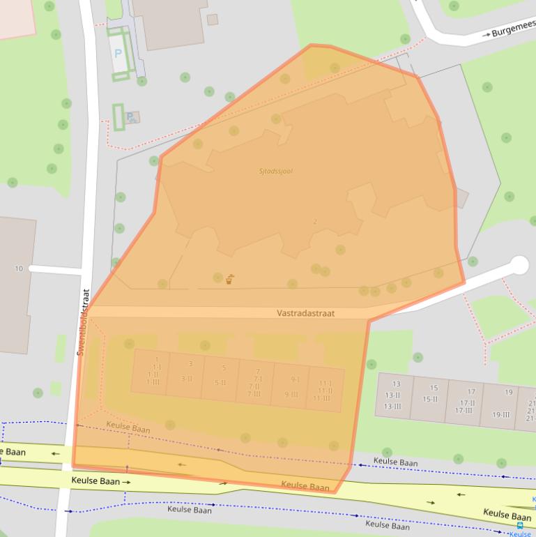Kaart van postcodegebied 6137AM.