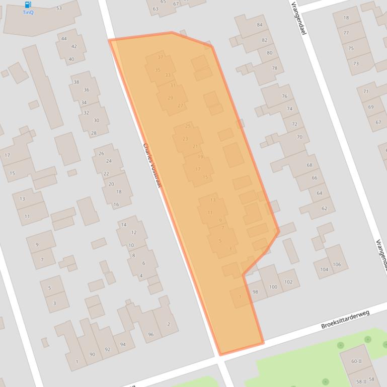 Kaart van postcodegebied 6137AT.