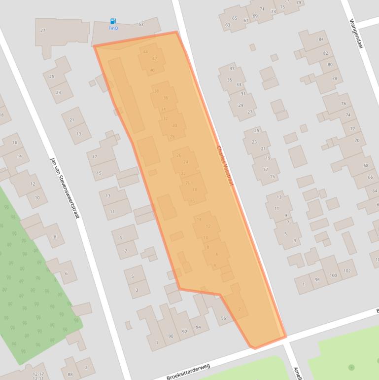 Kaart van postcodegebied 6137AV.