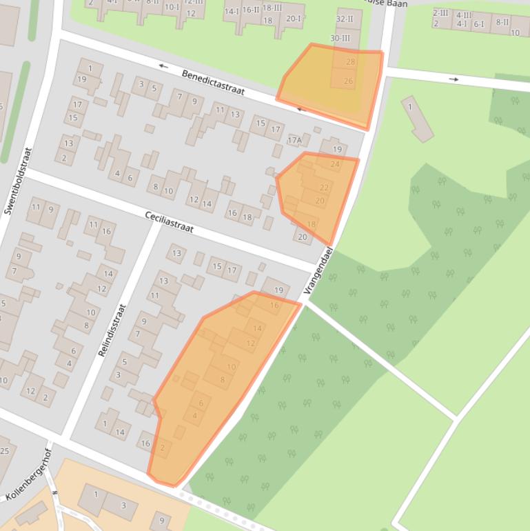 Kaart van postcodegebied 6137BB.