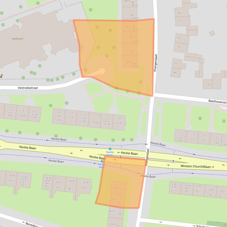 Kaart van postcodegebied 6137BC.