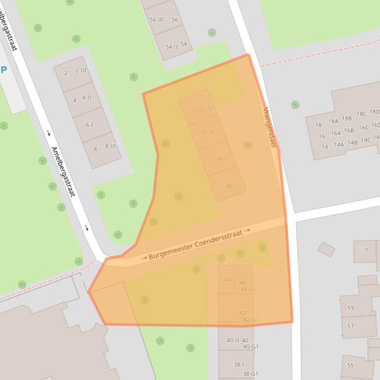 Kaart van postcodegebied 6137BD.