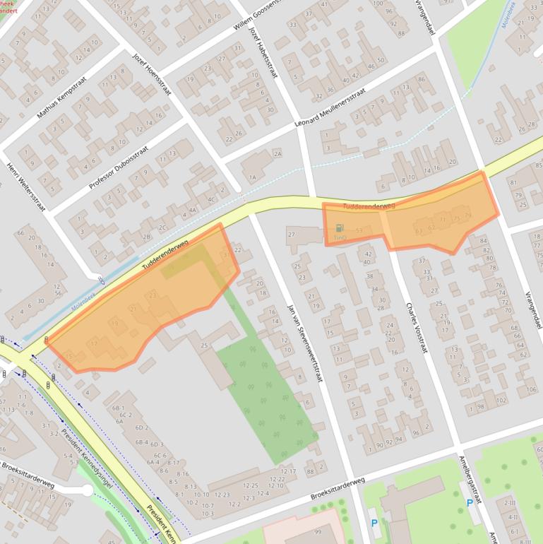 Kaart van postcodegebied 6137CA.