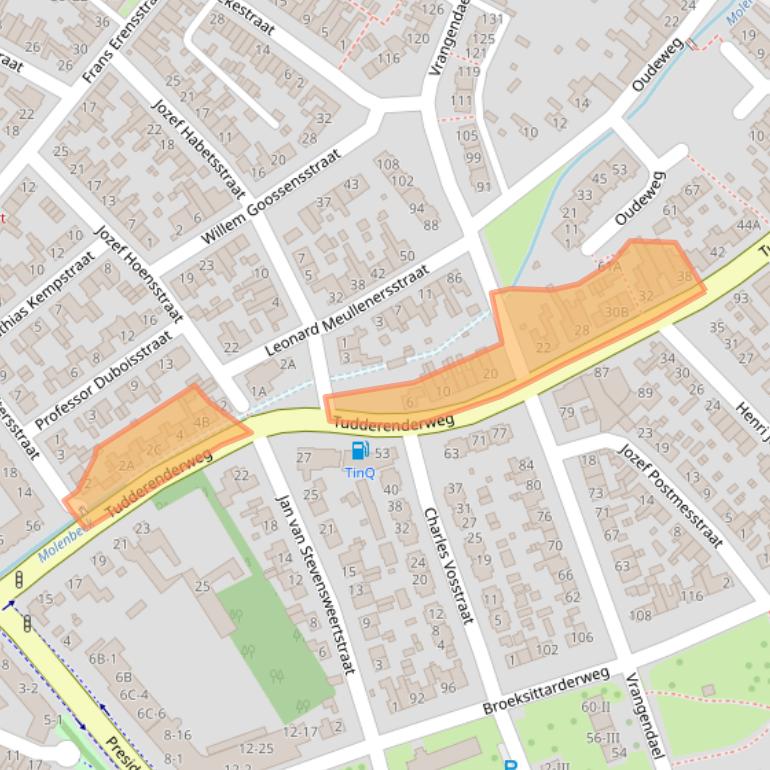 Kaart van postcodegebied 6137CE.