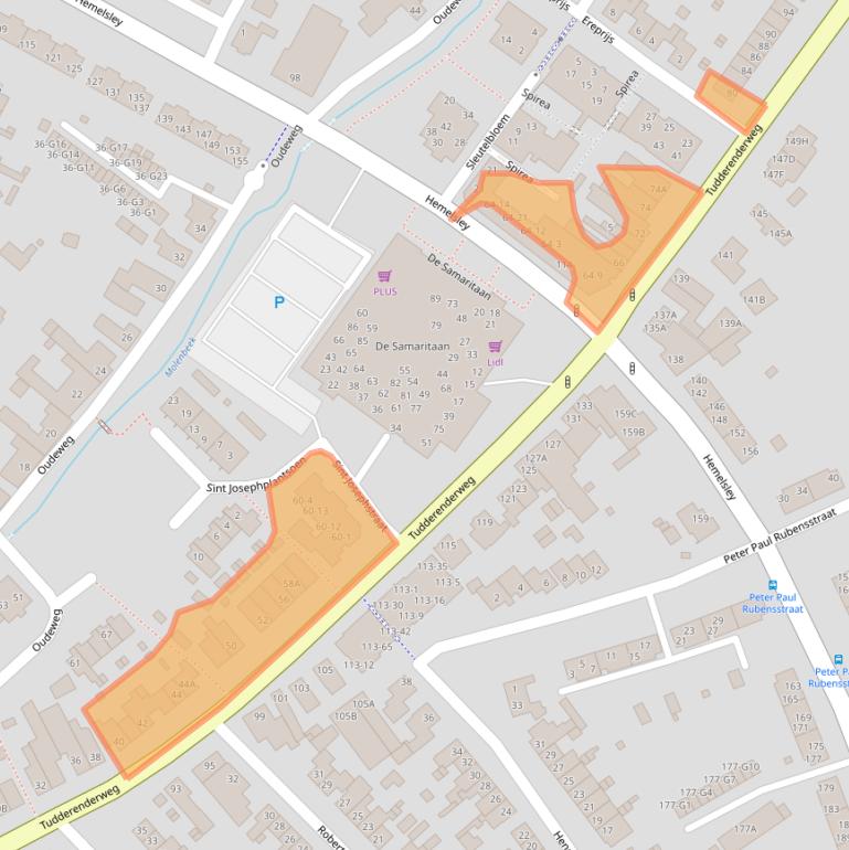 Kaart van postcodegebied 6137CG.