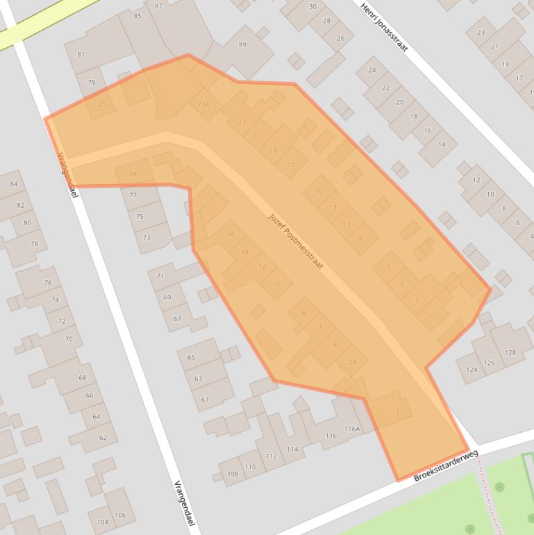 Kaart van postcodegebied 6137CK.