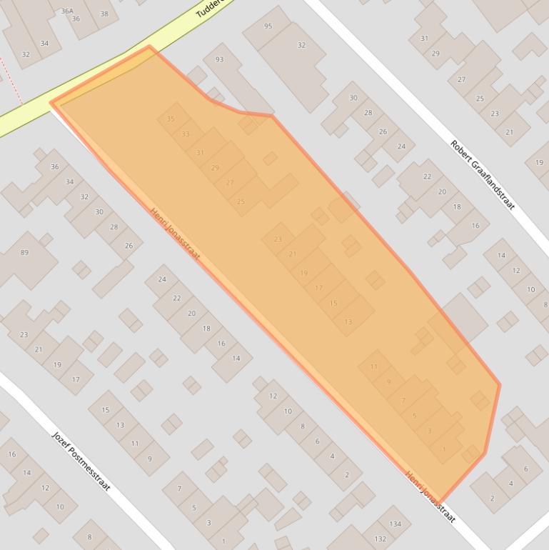 Kaart van postcodegebied 6137CL.