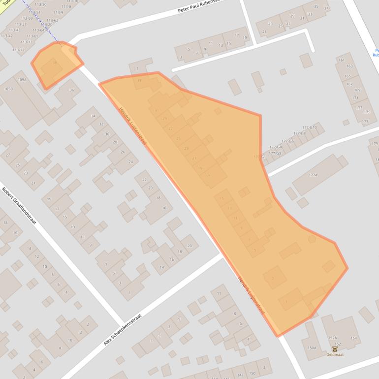 Kaart van postcodegebied 6137CS.