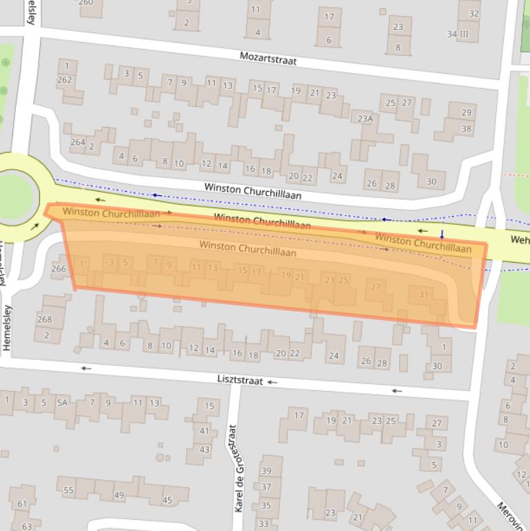 Kaart van postcodegebied 6137EA.