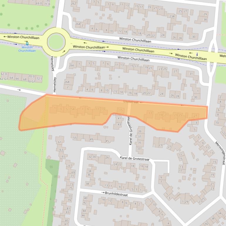 Kaart van postcodegebied 6137ED.