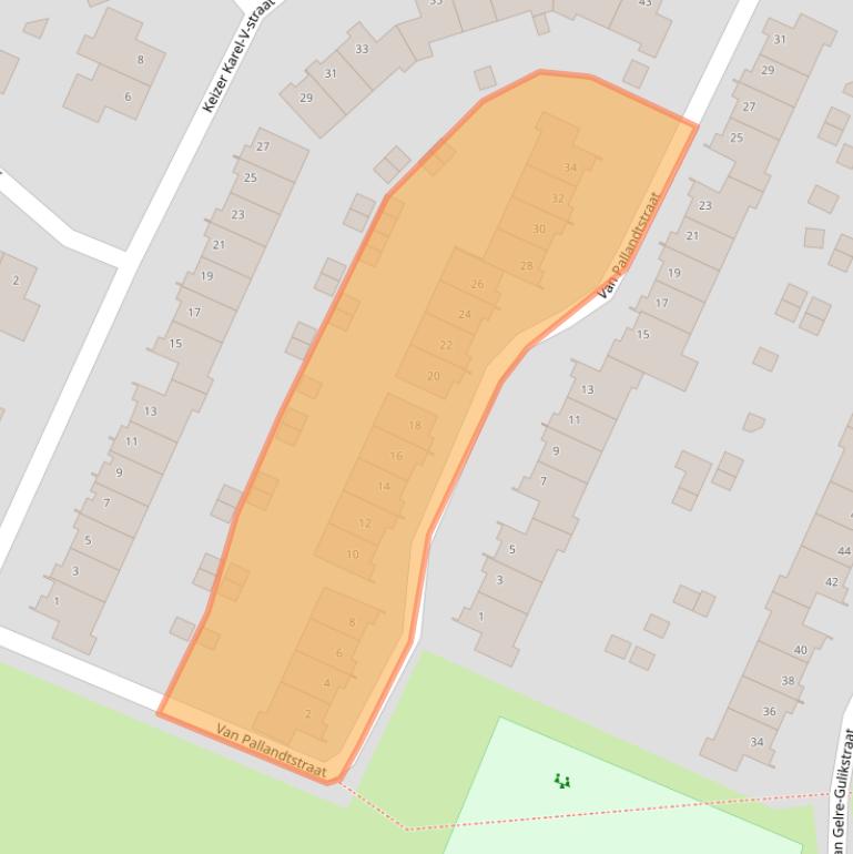 Kaart van postcodegebied 6137HE.