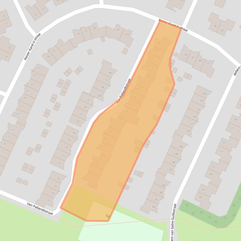 Kaart van postcodegebied 6137HG.