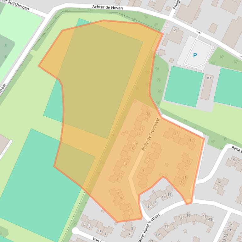 Kaart van postcodegebied 6137HK.