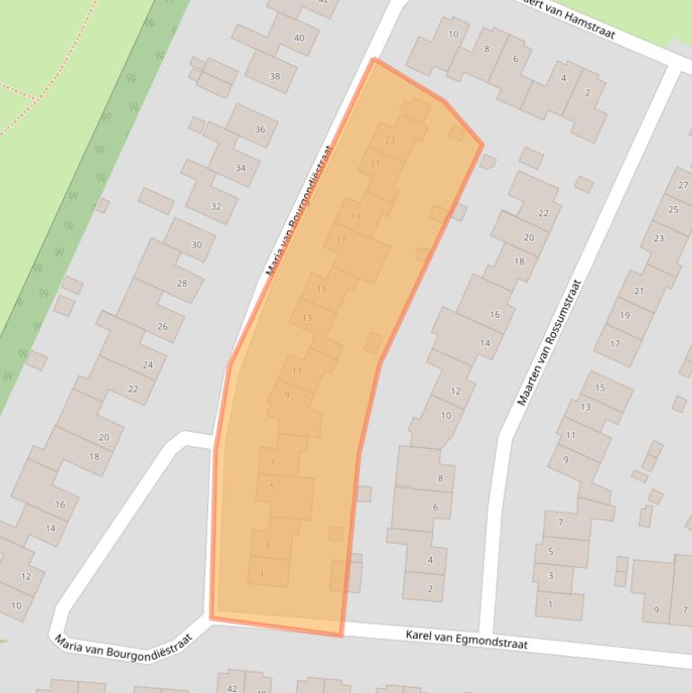 Kaart van postcodegebied 6137HN.