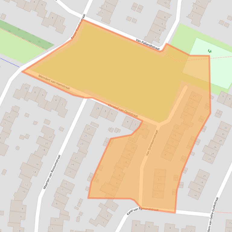 Kaart van postcodegebied 6137HR.