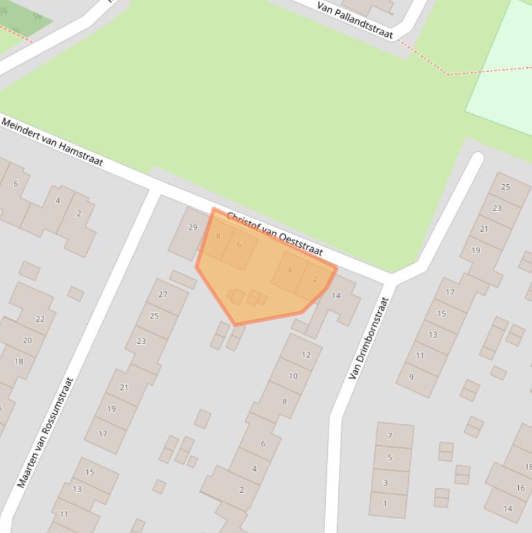 Kaart van postcodegebied 6137HV.