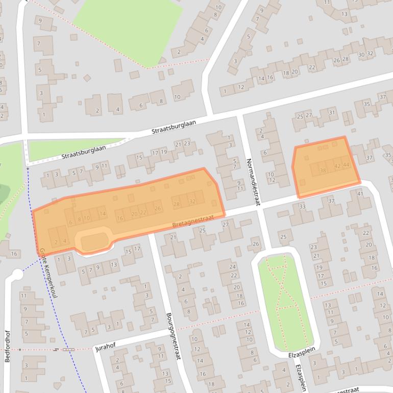 Kaart van postcodegebied 6137JG.
