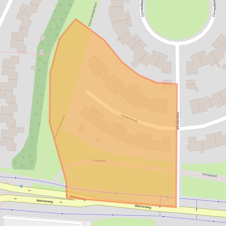 Kaart van postcodegebied 6137JS.