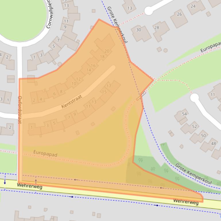Kaart van postcodegebied 6137JT.