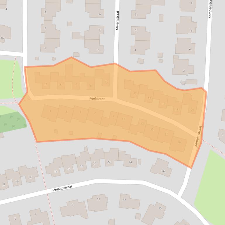 Kaart van postcodegebied 6137KJ.