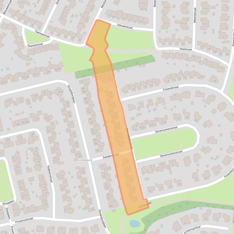 Kaart van postcodegebied 6137KS.