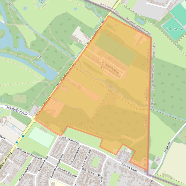 Kaart van postcodegebied 6137LA.