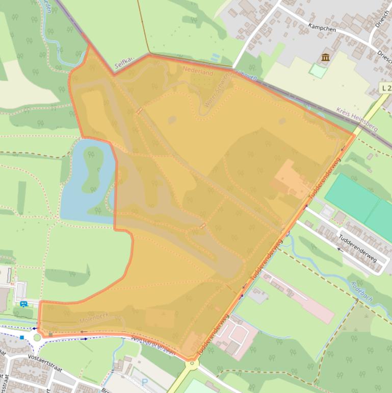 Kaart van postcodegebied 6137LB.
