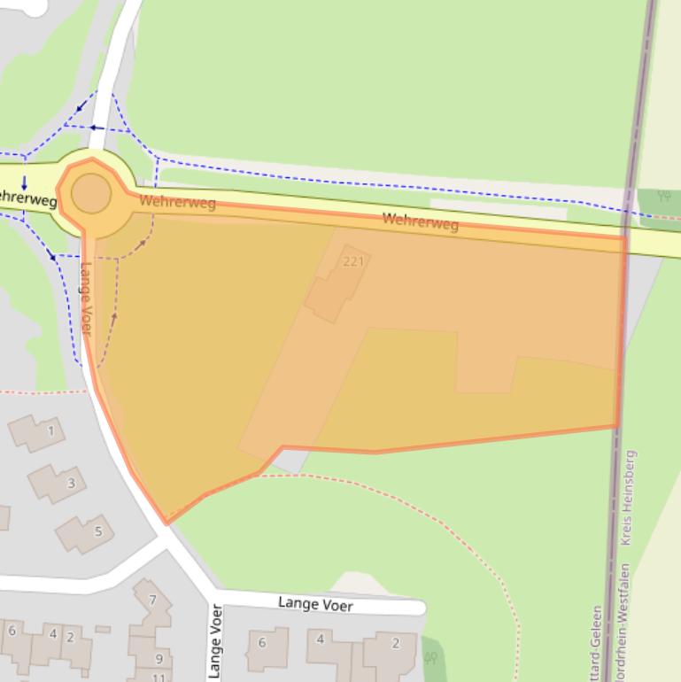 Kaart van postcodegebied 6137LC.