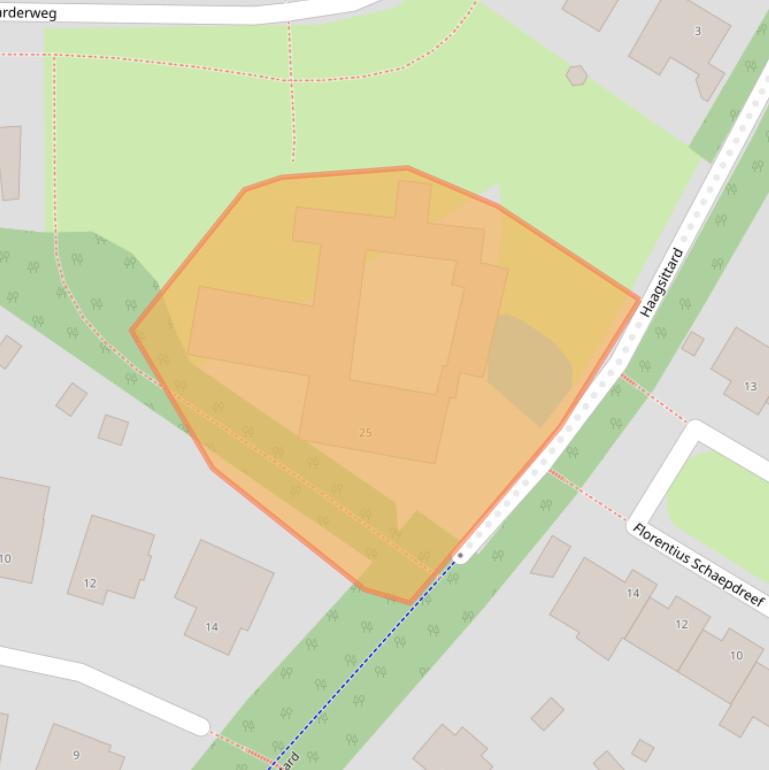 Kaart van postcodegebied 6137LE.