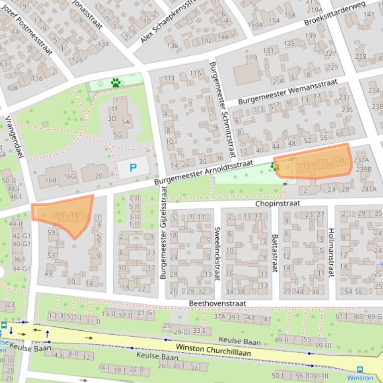 Kaart van postcodegebied 6137PD.