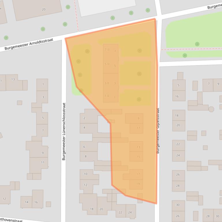 Kaart van postcodegebied 6137PK.
