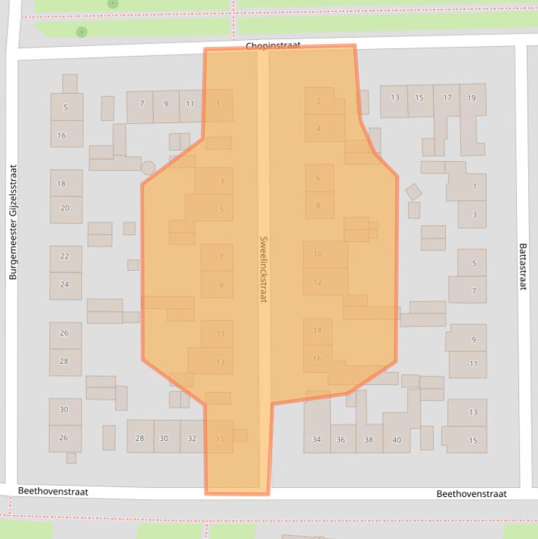 Kaart van postcodegebied 6137PM.