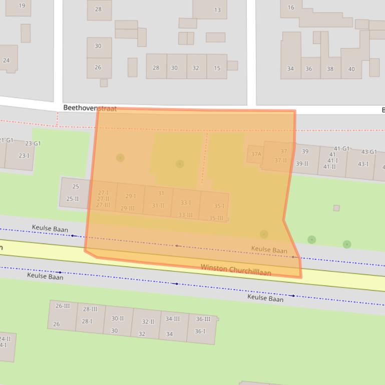 Kaart van postcodegebied 6137PT.
