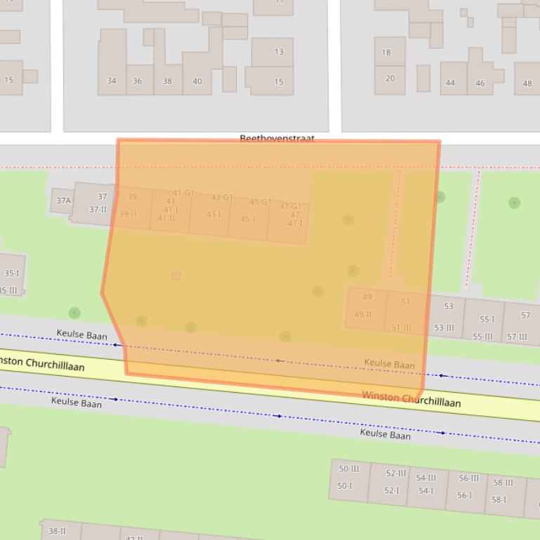 Kaart van postcodegebied 6137PV.