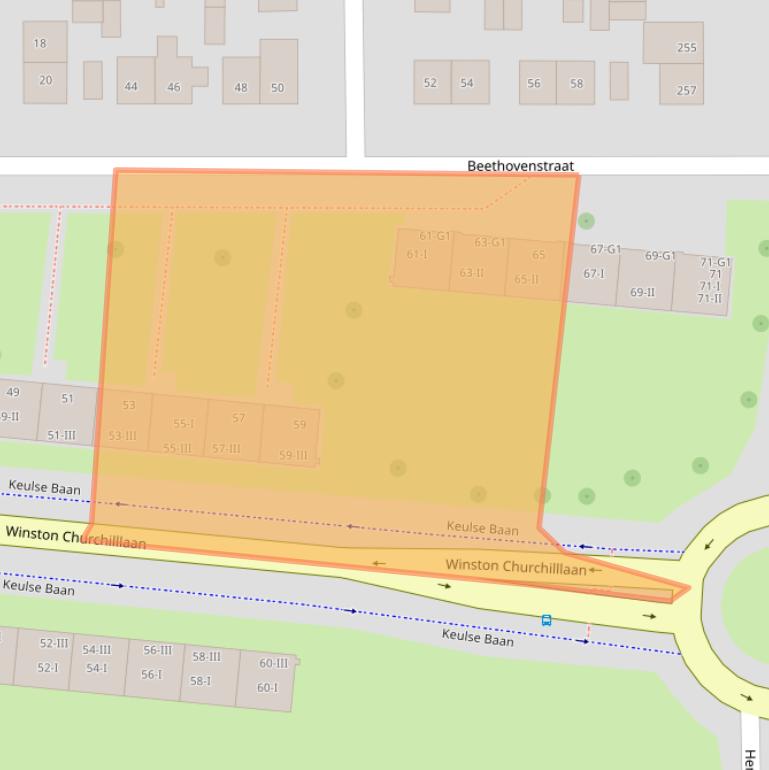 Kaart van postcodegebied 6137PW.