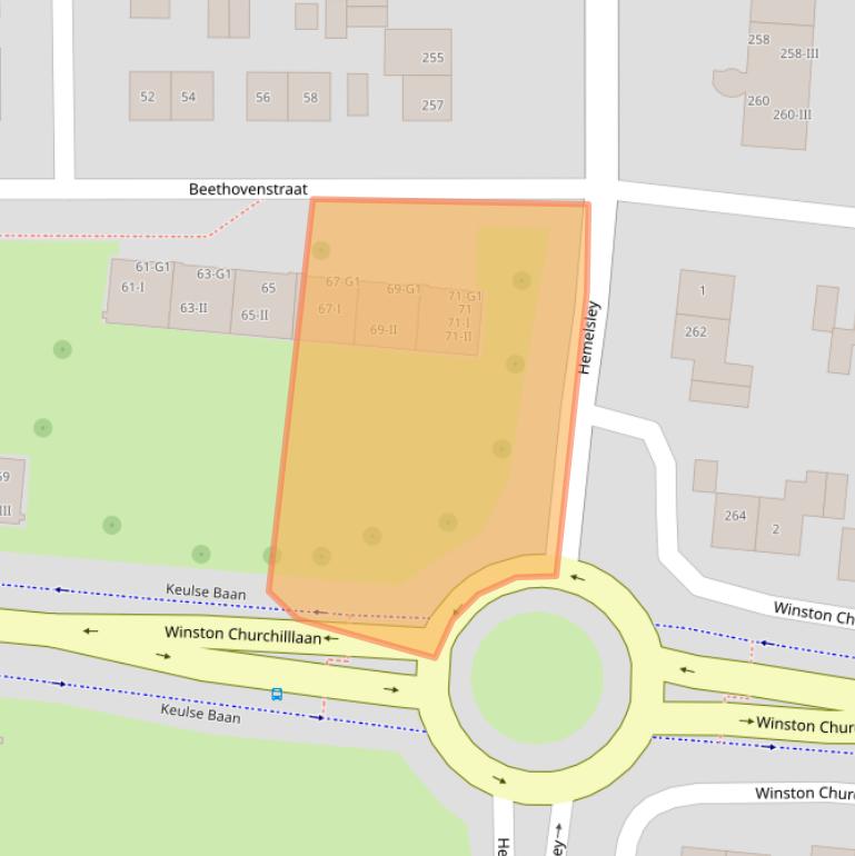 Kaart van postcodegebied 6137PX.