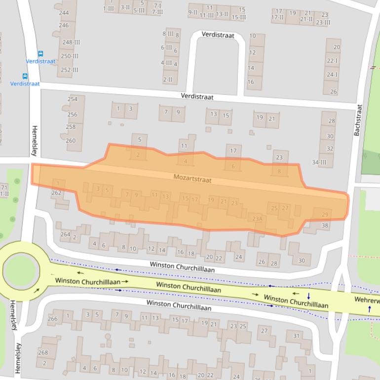 Kaart van postcodegebied 6137RJ.