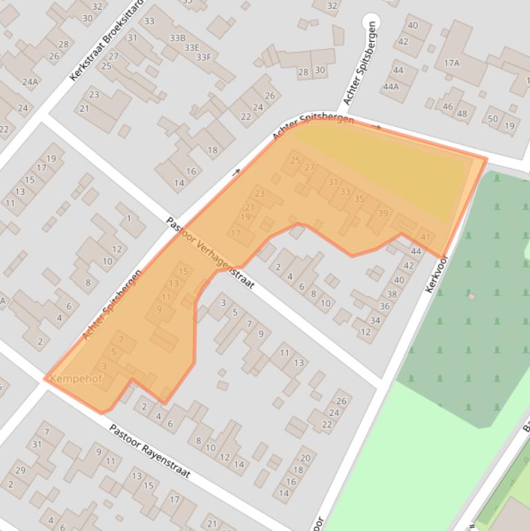 Kaart van postcodegebied 6137SG.