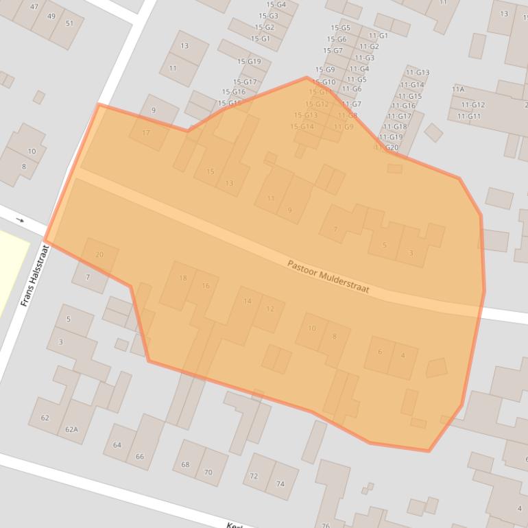 Kaart van postcodegebied 6137TD.