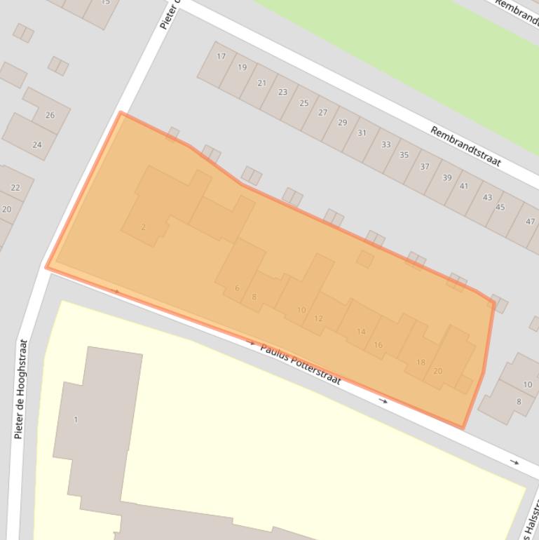 Kaart van postcodegebied 6137TM.