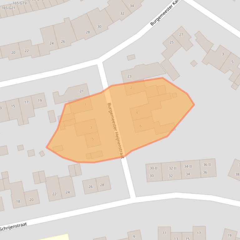 Kaart van postcodegebied 6137VN.