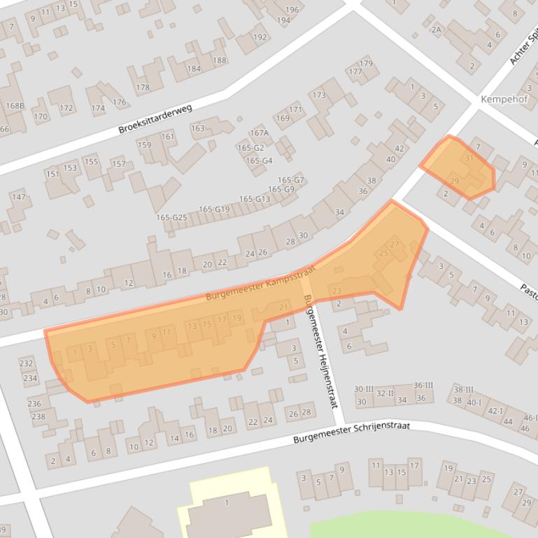 Kaart van postcodegebied 6137VR.