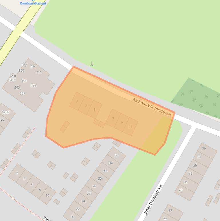 Kaart van postcodegebied 6137XL.