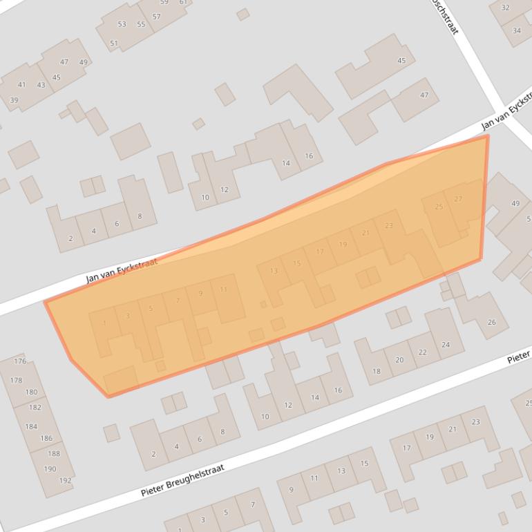 Kaart van postcodegebied 6137XM.